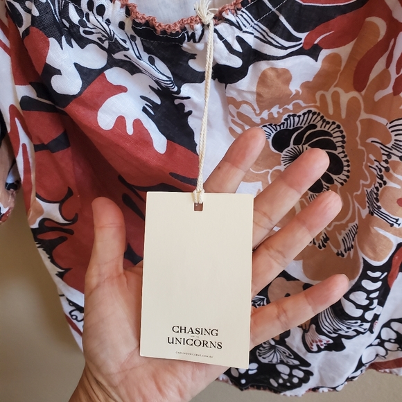 NWT Chasing Unicorns open back dress - Picture 6 of 10